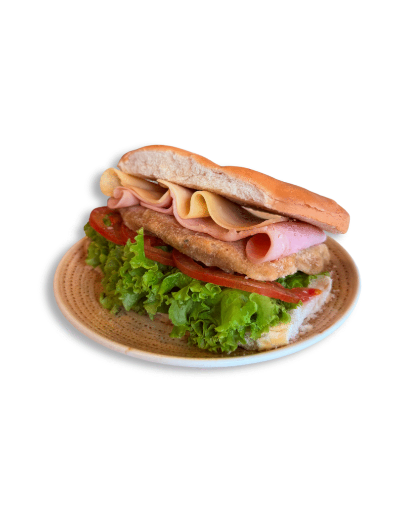 sandwiche de milanesa completo