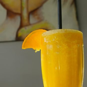 exprimido de naranja natural